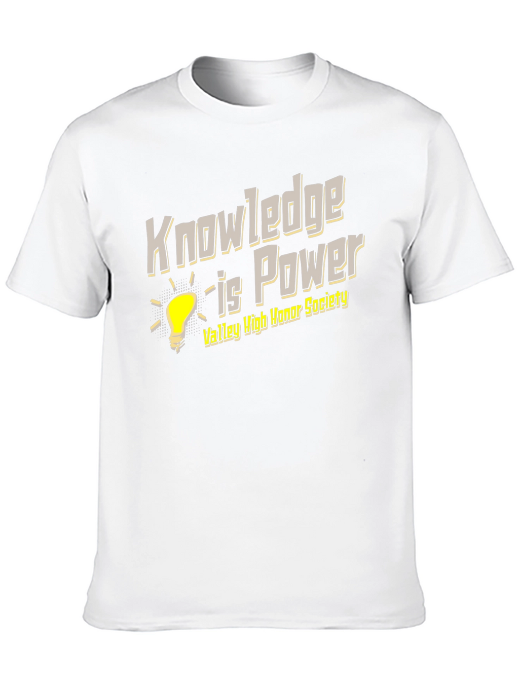 Knowledge is Power Black T-Shirt