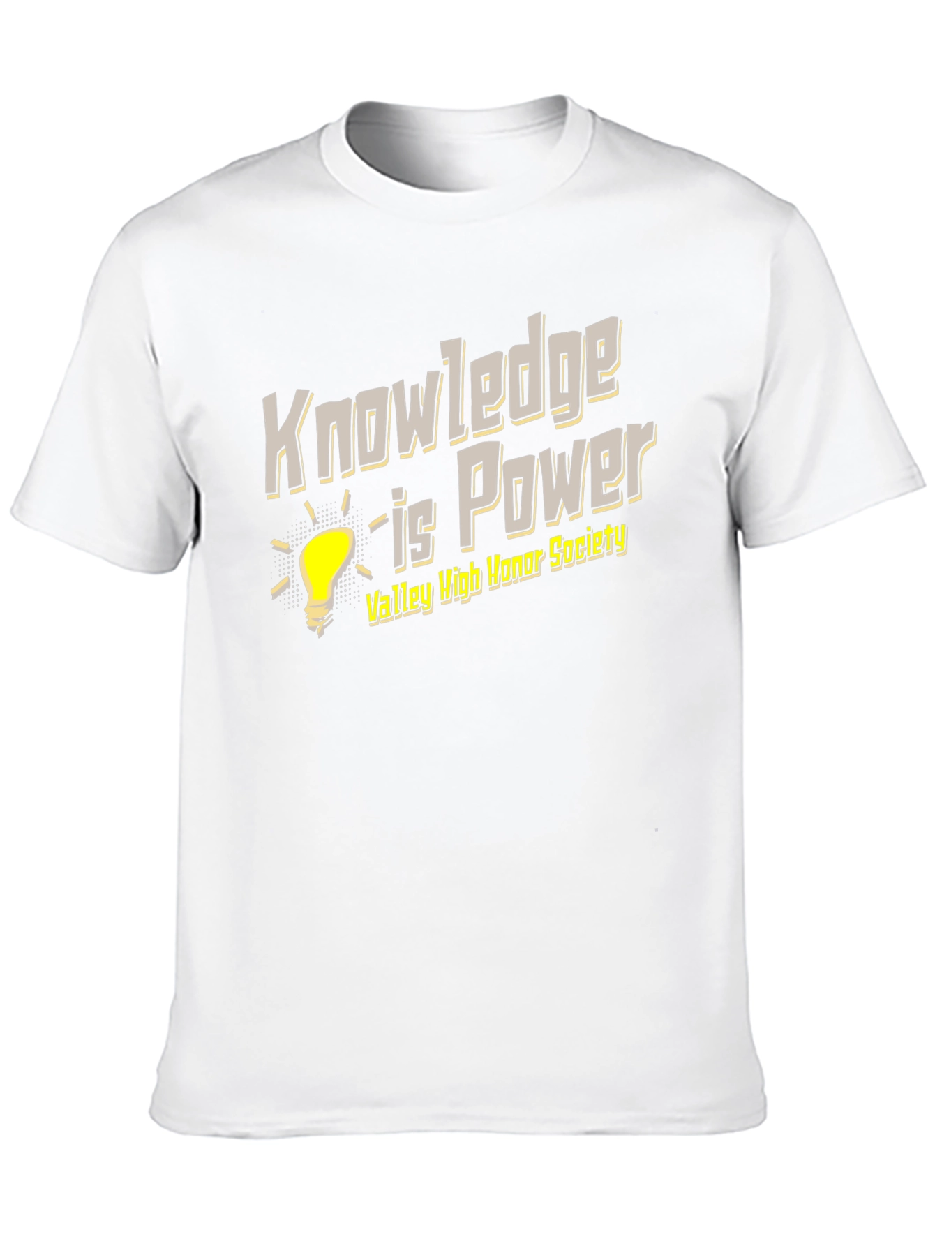 Knowledge is Power Black T-Shirt