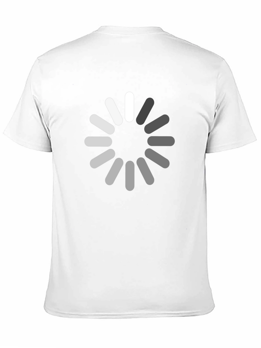 Loading Circle Graphic Black T-Shirt