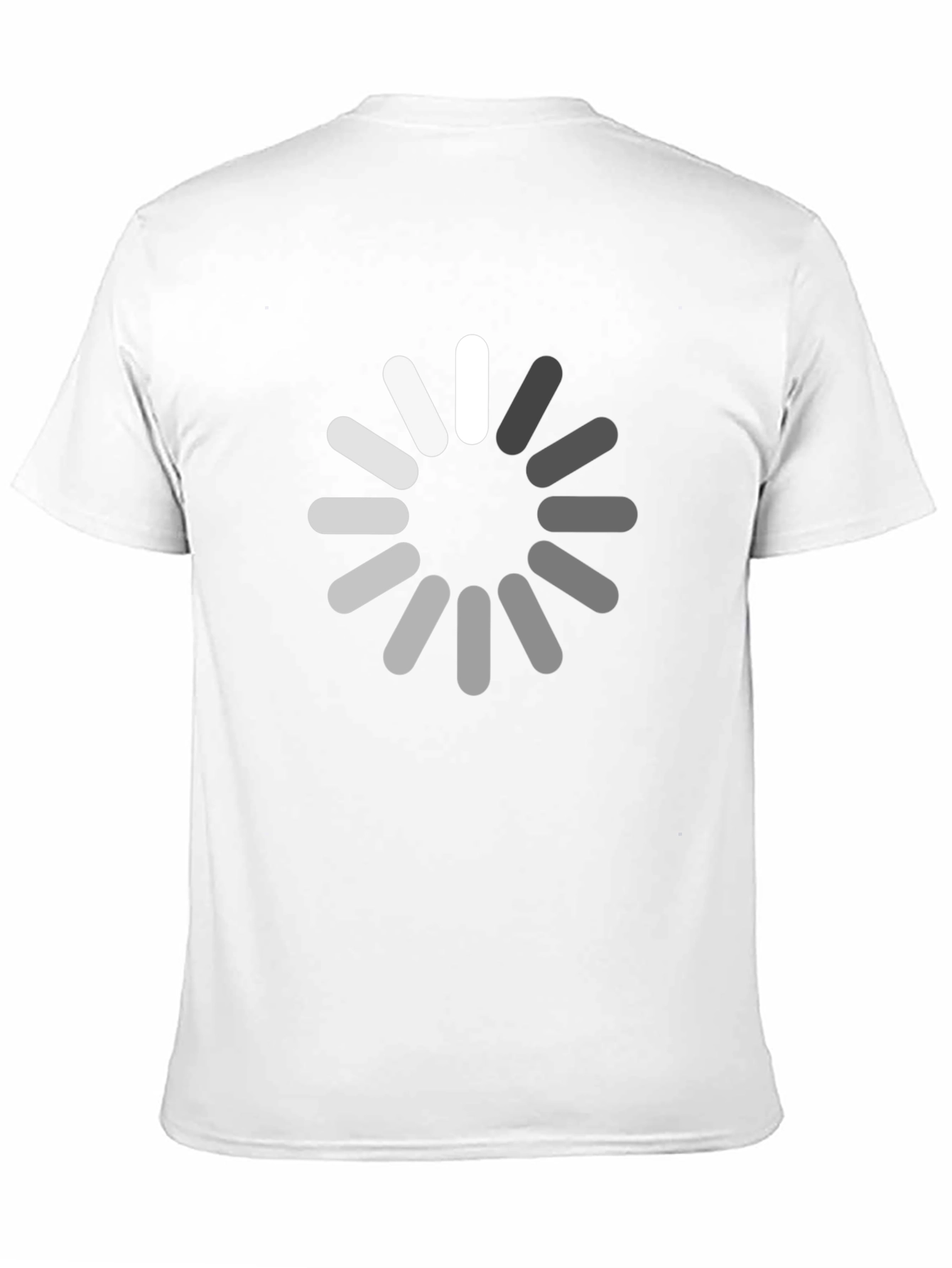 Loading Circle Graphic Black T-Shirt