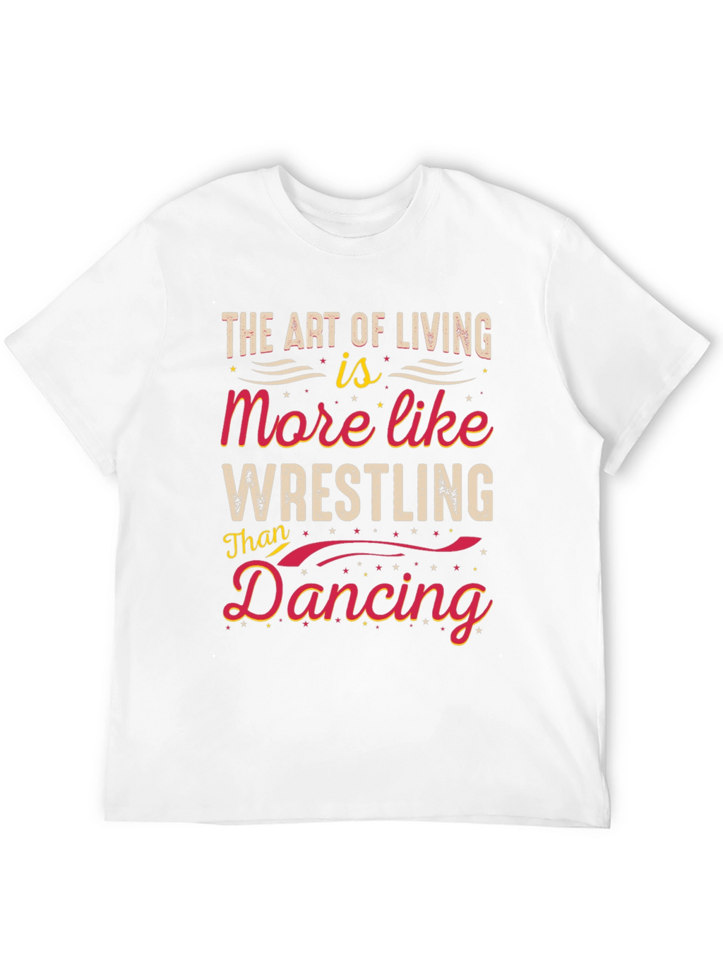 The Art of Living Wrestling Graphic Tee