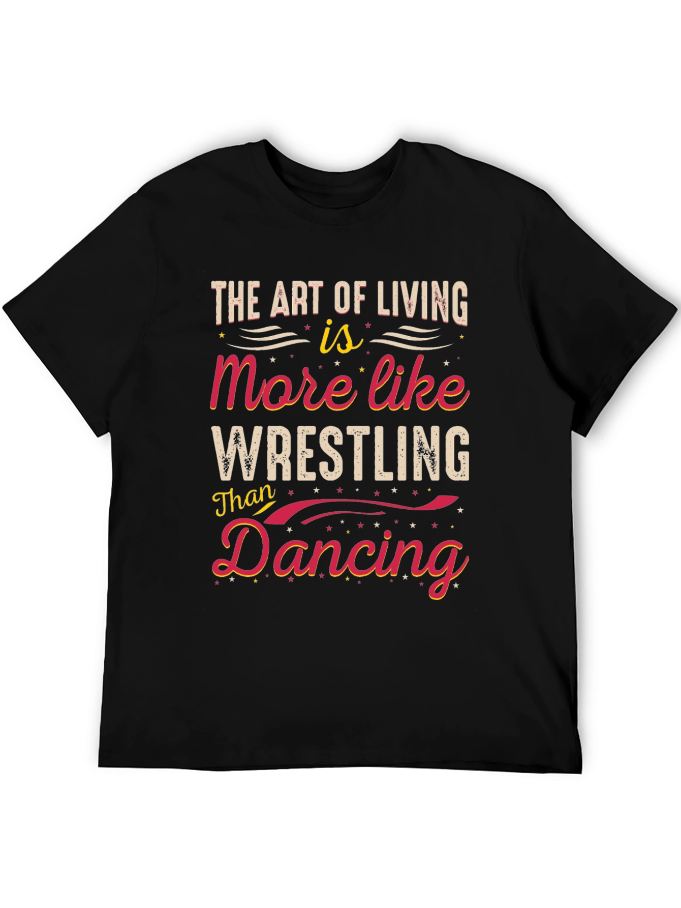 The Art of Living Wrestling Graphic Tee