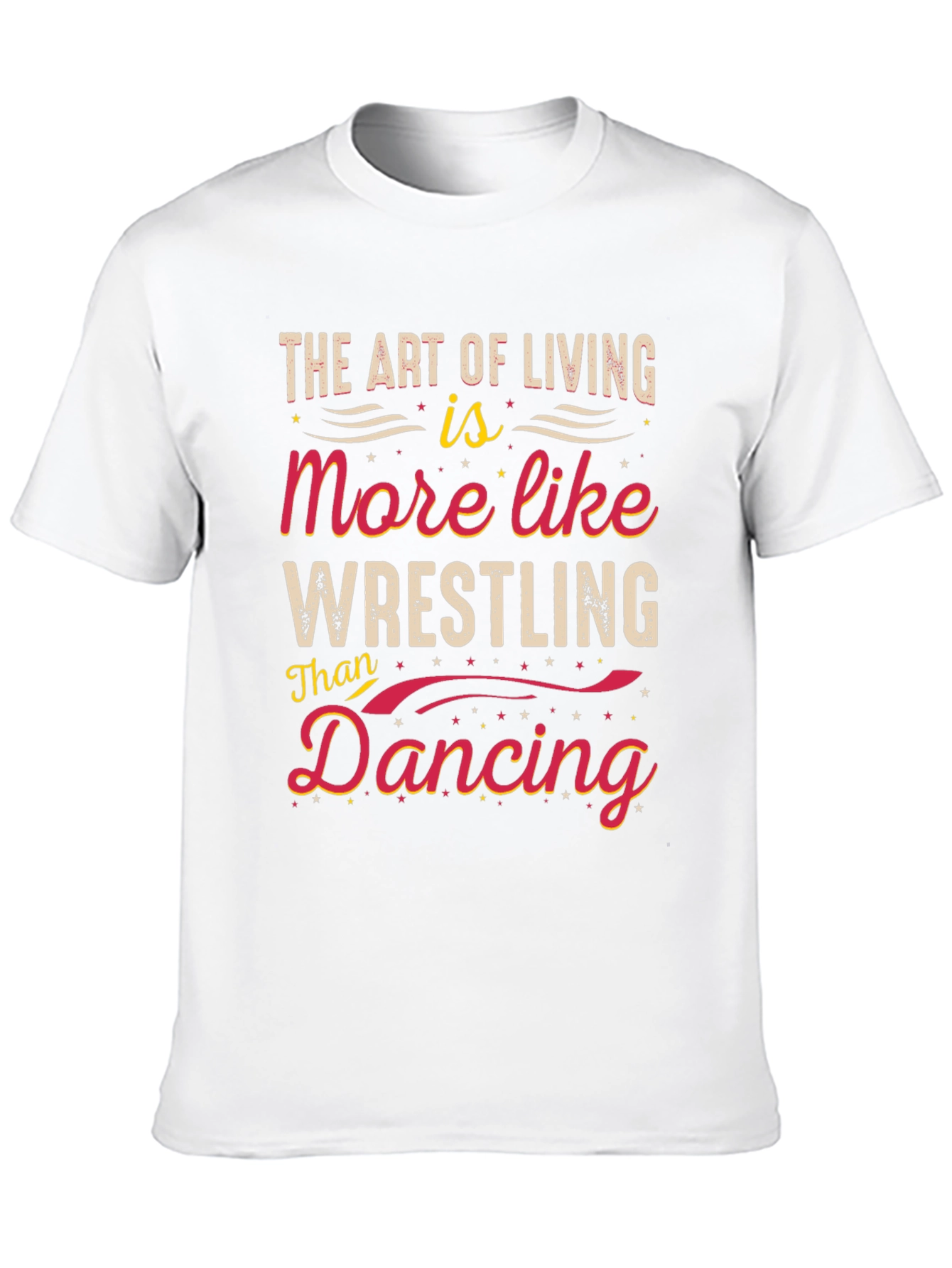 The Art of Living Wrestling Graphic Tee