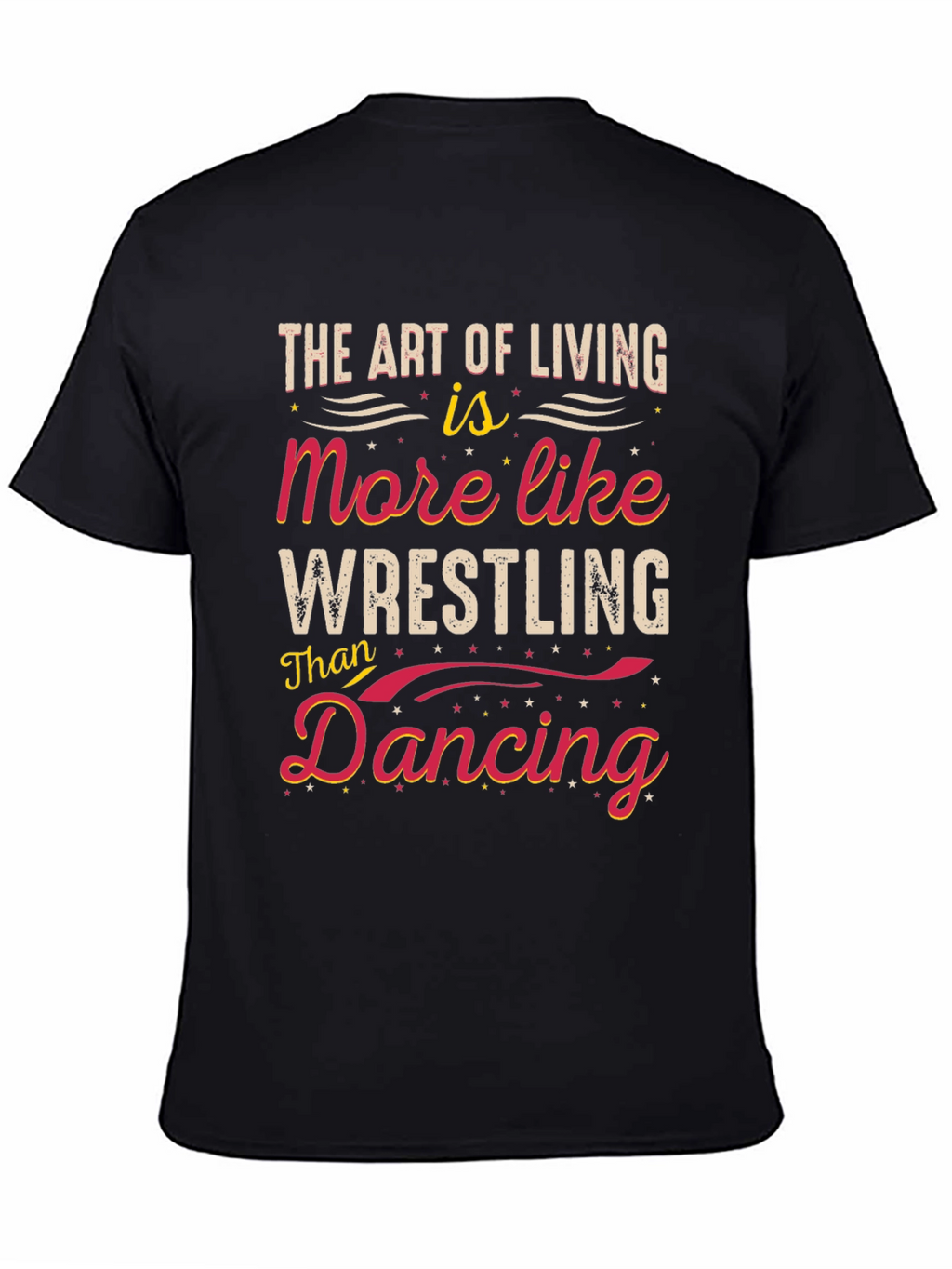 The Art of Living Wrestling Graphic Tee