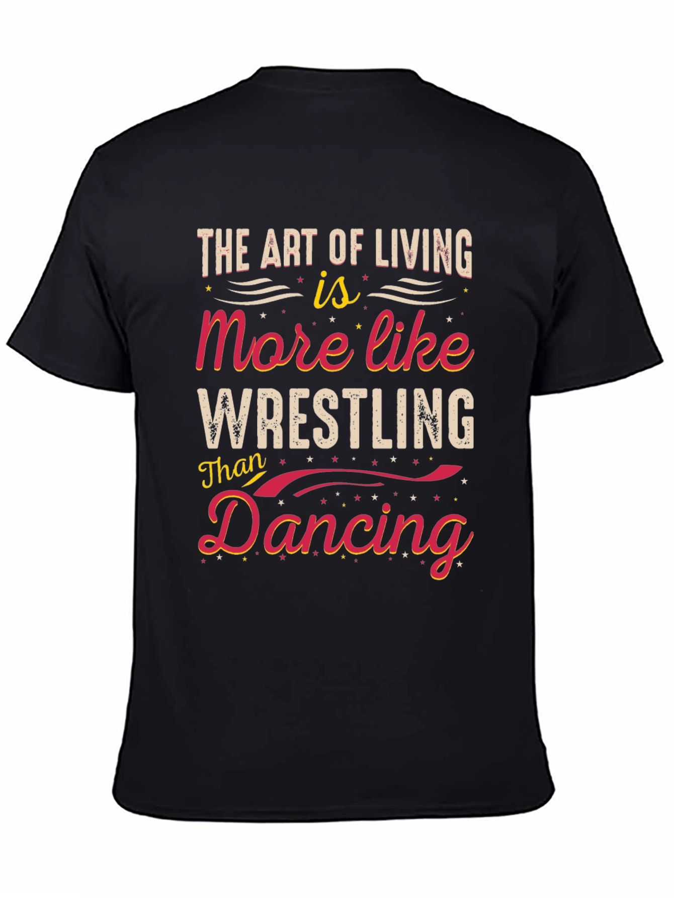 The Art of Living Wrestling Graphic Tee