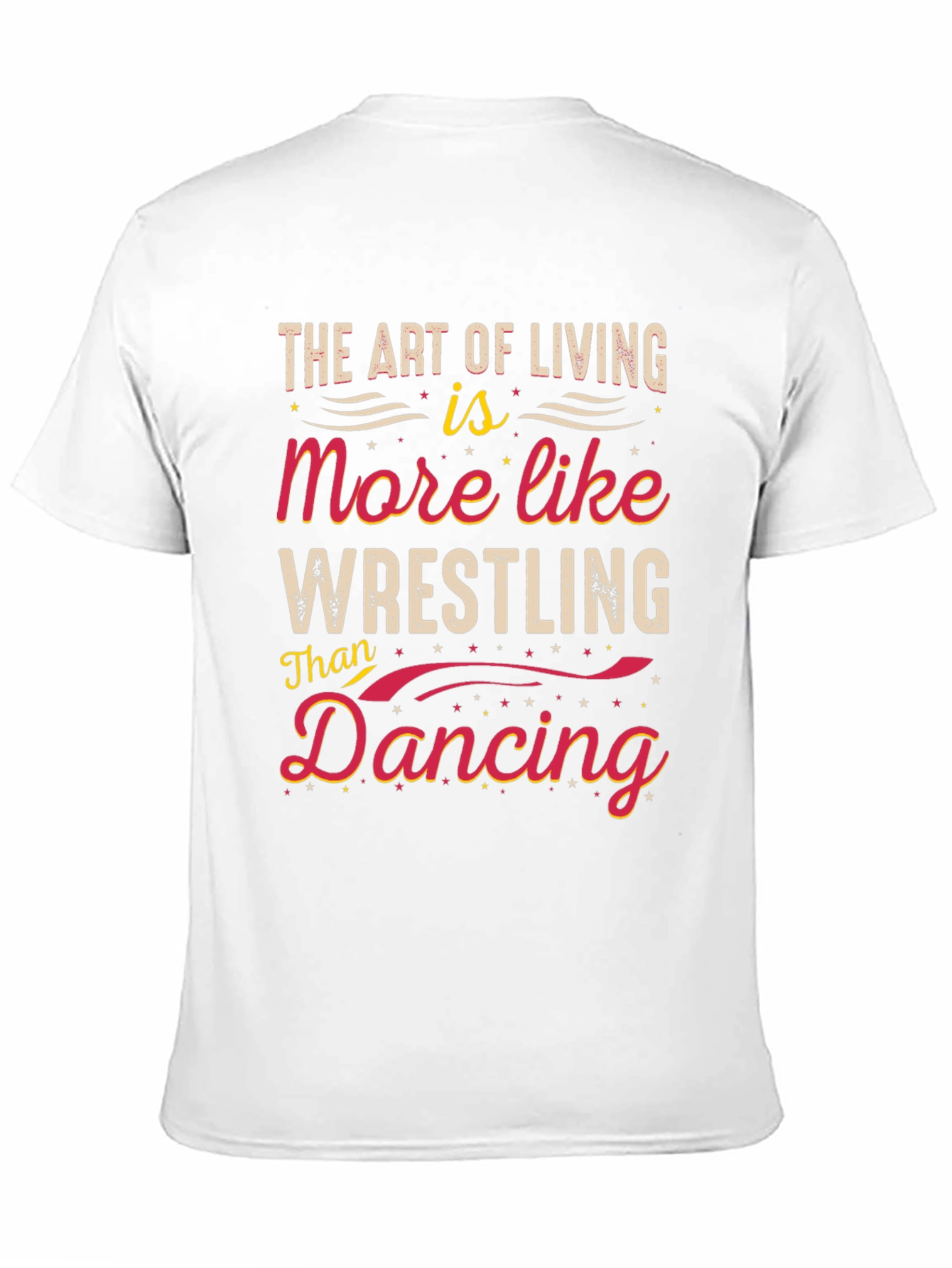 The Art of Living Wrestling Graphic Tee