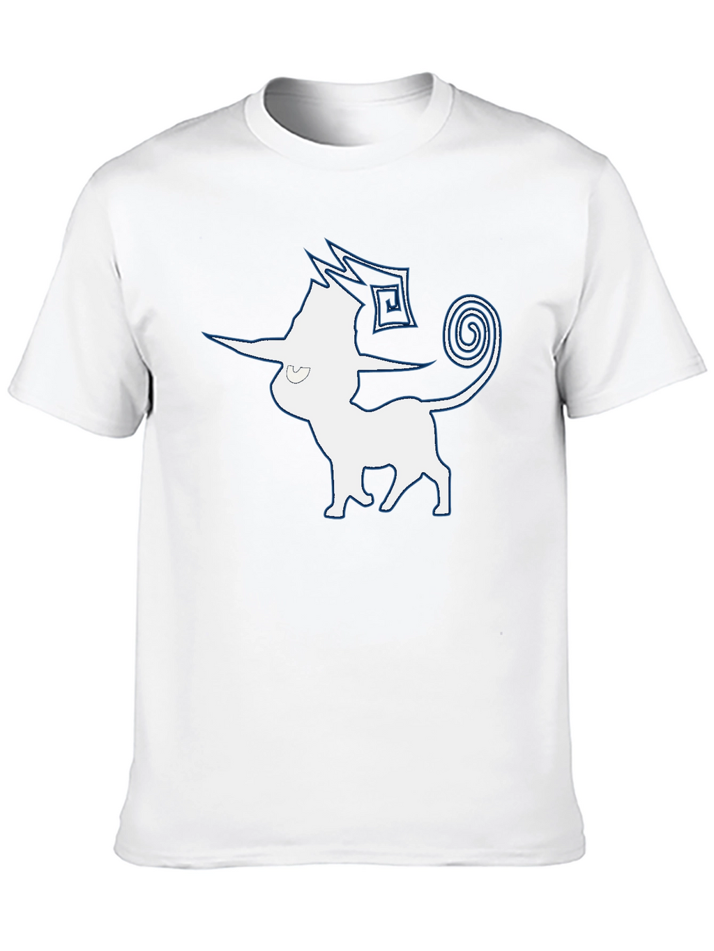 Mens Black T-Shirt with Espeon Graphic