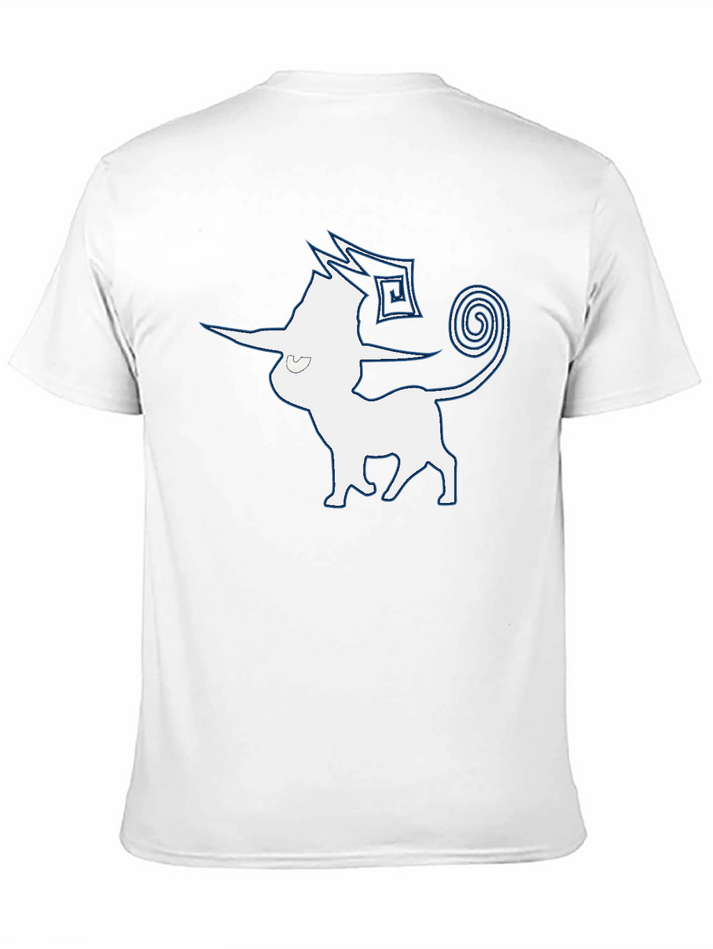 Mens Black T-Shirt with Espeon Graphic