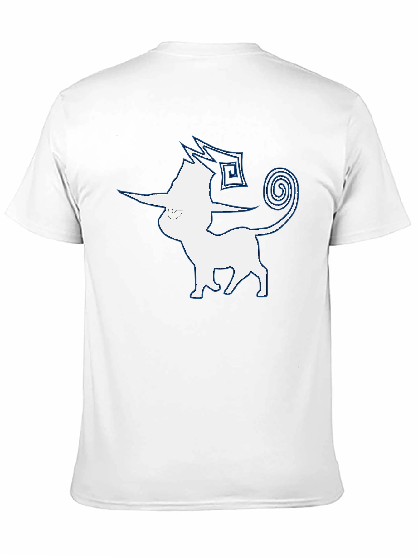 Mens Black T-Shirt with Espeon Graphic