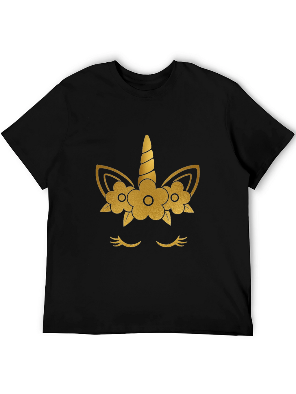 Unicorn Tee - Gold Foil Design