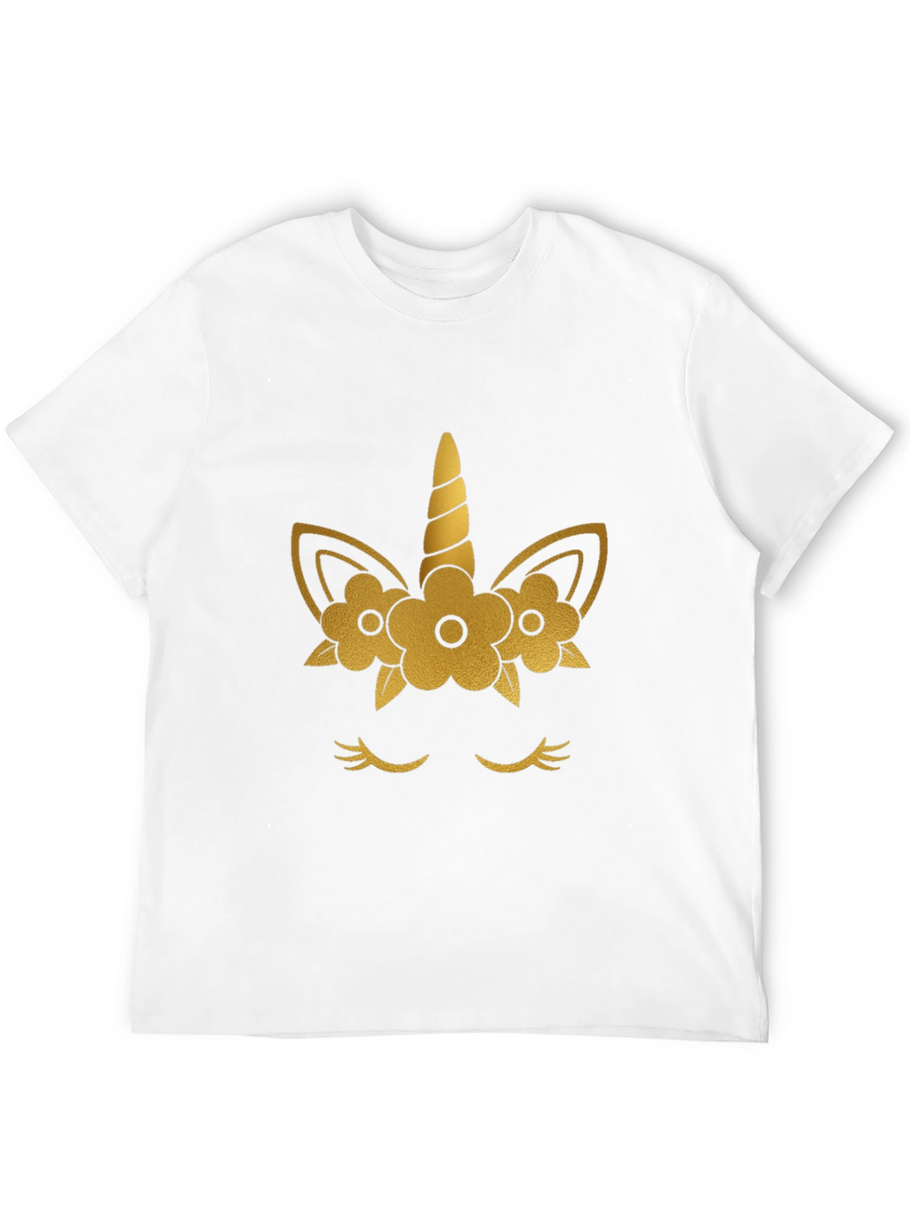 Unicorn Tee - Gold Foil Design