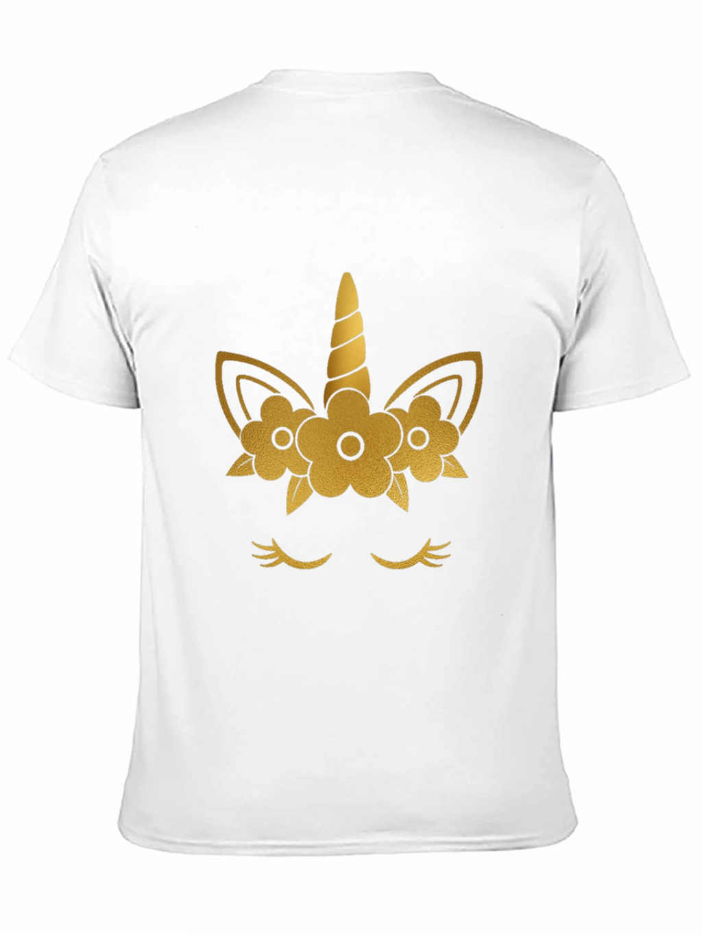 Unicorn Tee - Gold Foil Design