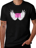 Hope Wings Graphic Tee - Stylish Black Shirt