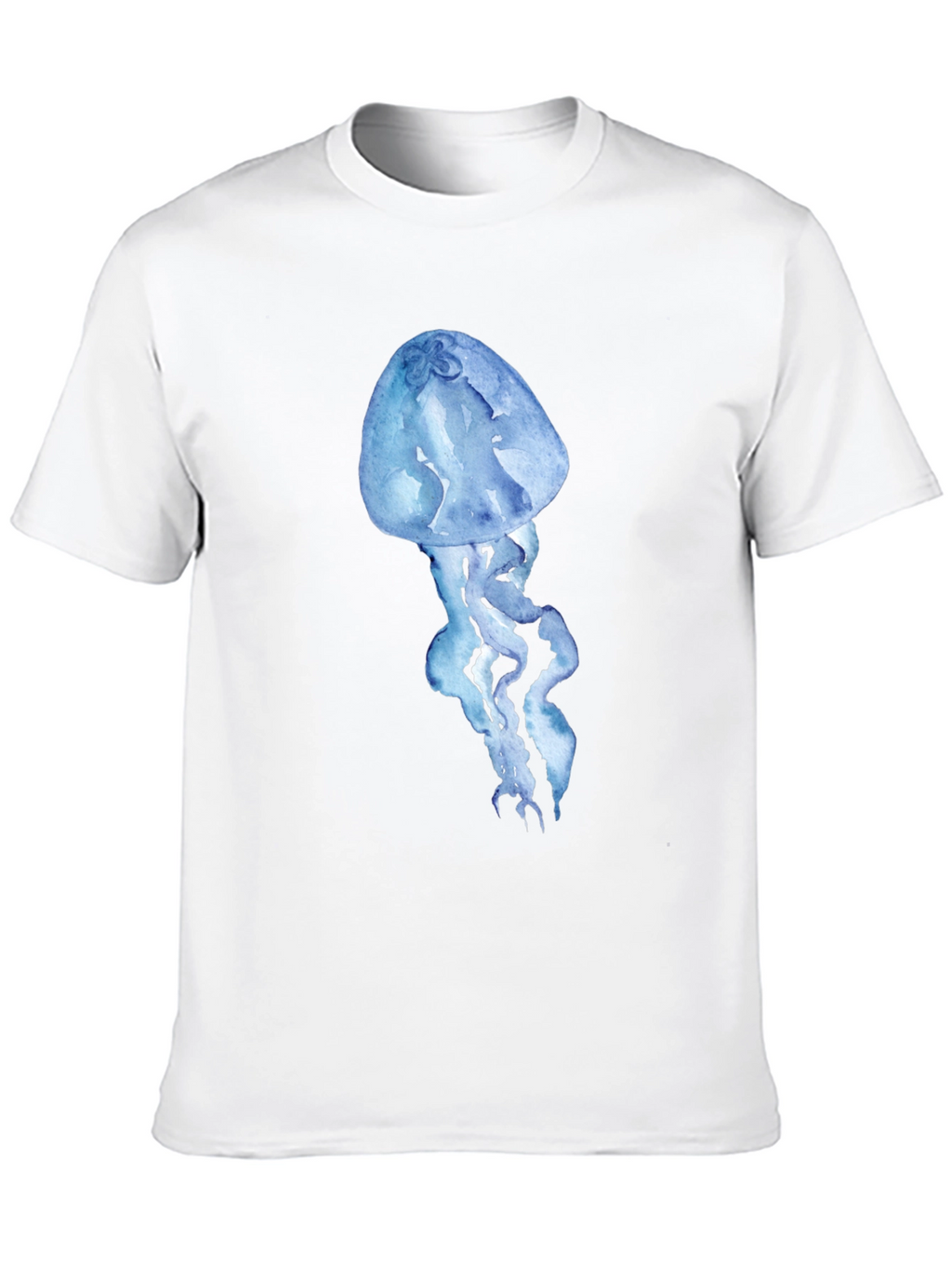 Jellyfish Print Black T-Shirt - Stylish & Unique