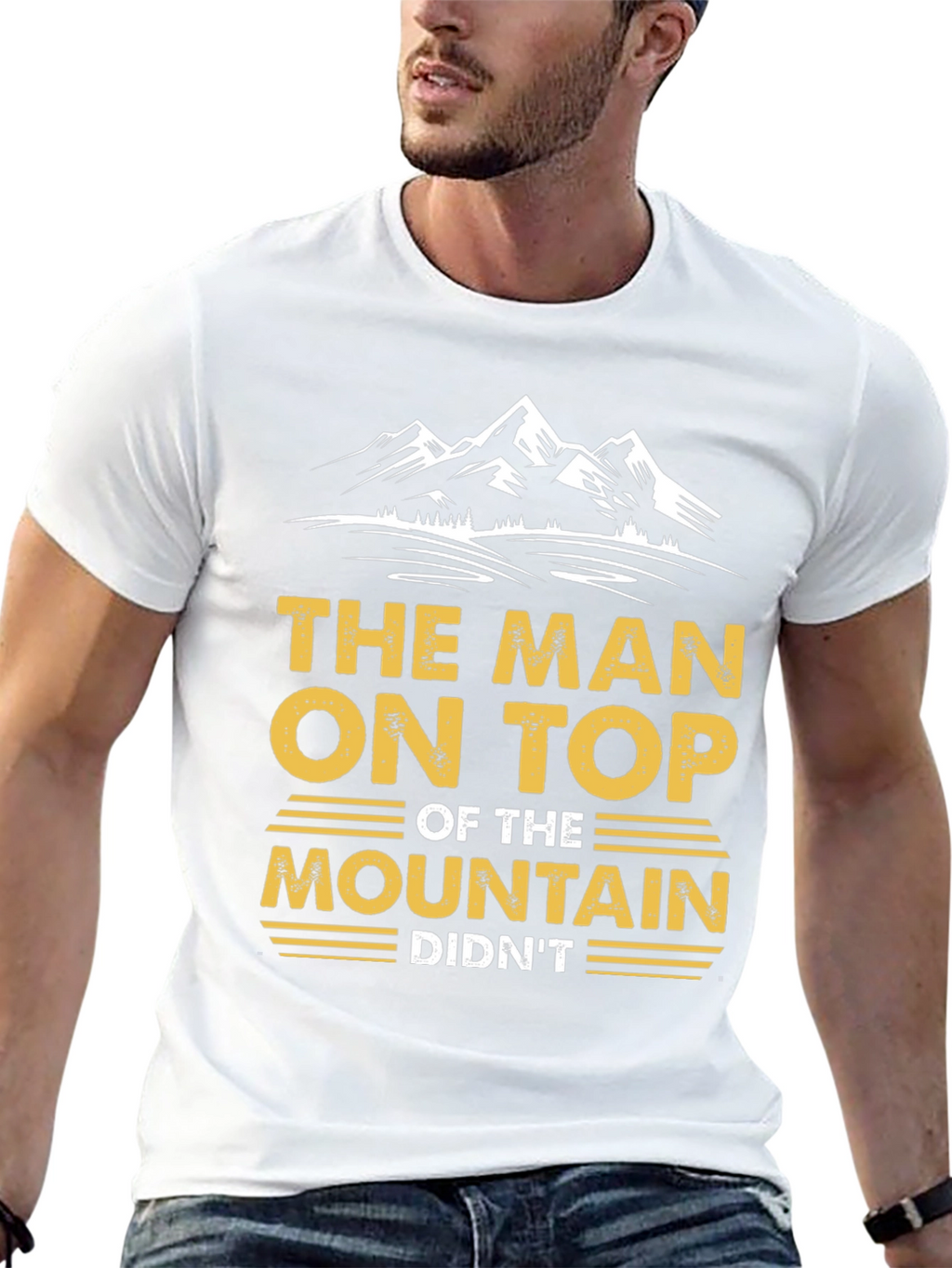 The Man on Top of the Mountain Graphic Tee