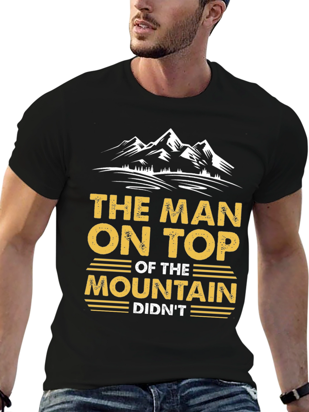 The Man on Top of the Mountain Graphic Tee