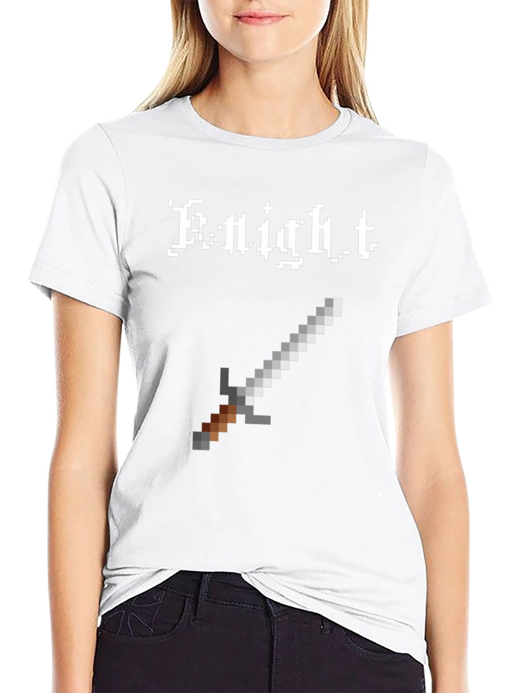 Pixel Knight T-Shirt - Classic 8-Bit Gaming Style