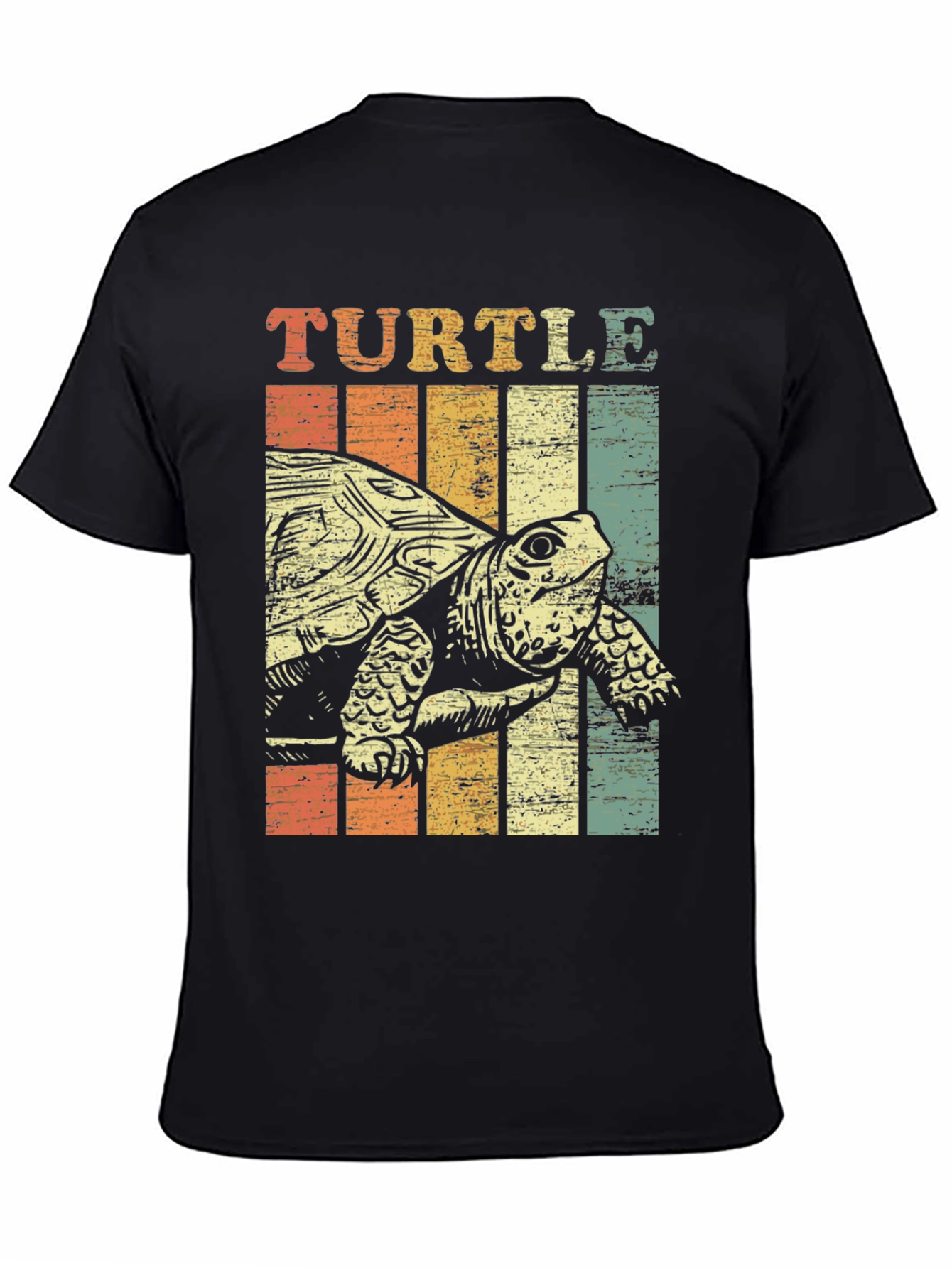Vintage Turtle Graphic Tee - Retro Style