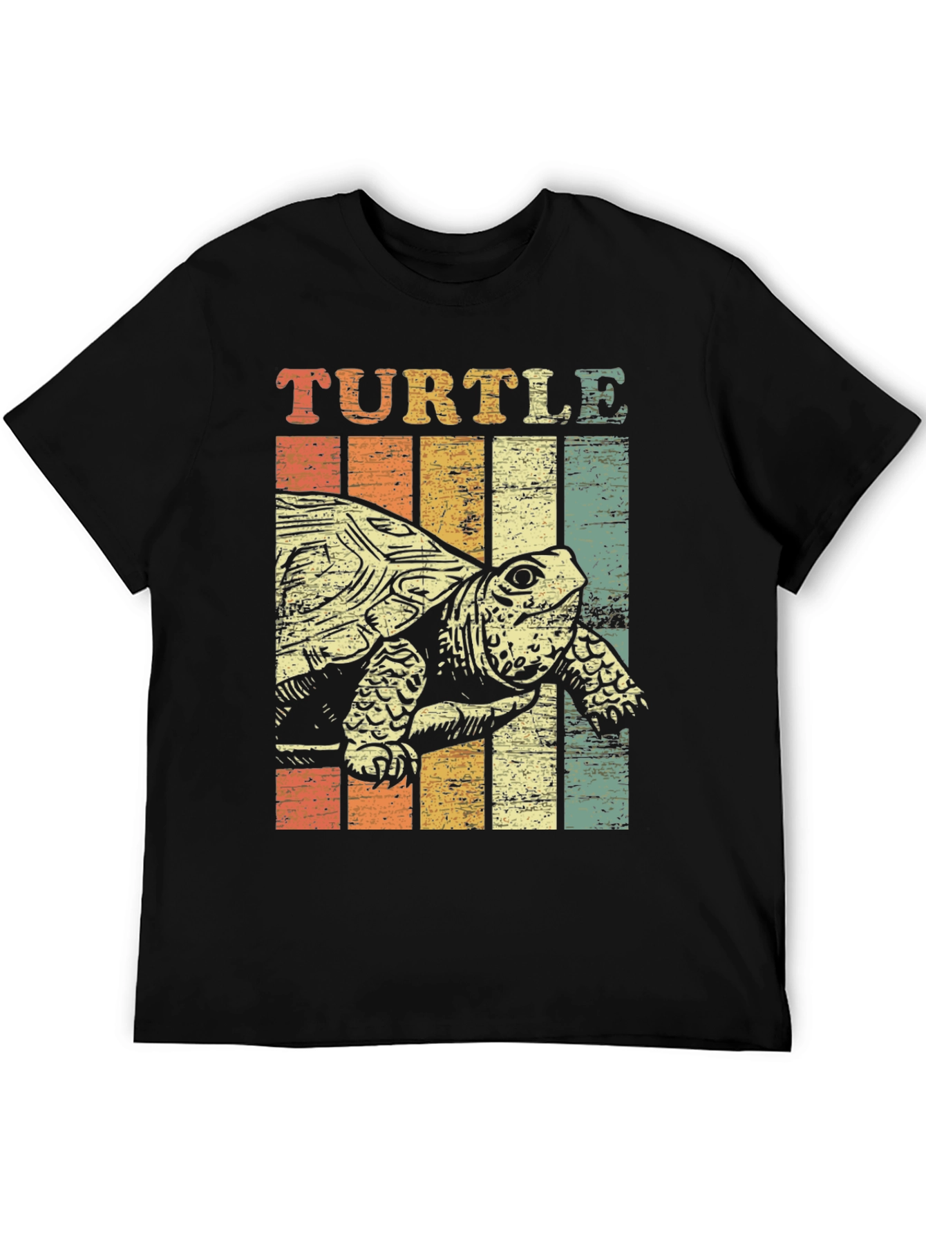 Vintage Turtle Graphic Tee - Retro Style