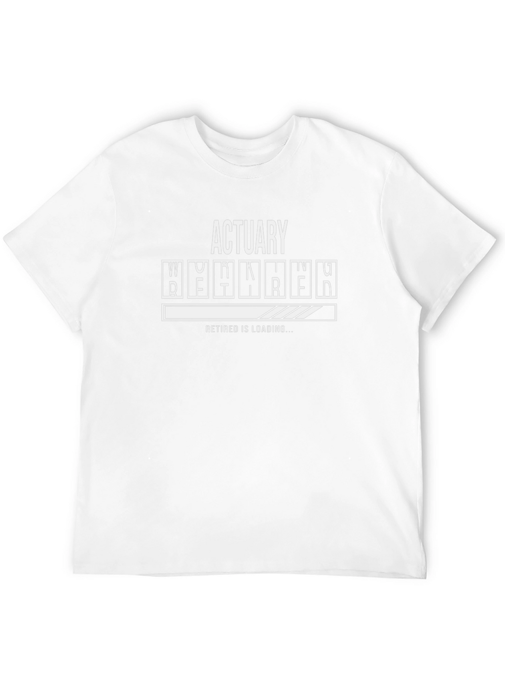 Actuary Retirement Loading T-Shirt - Black