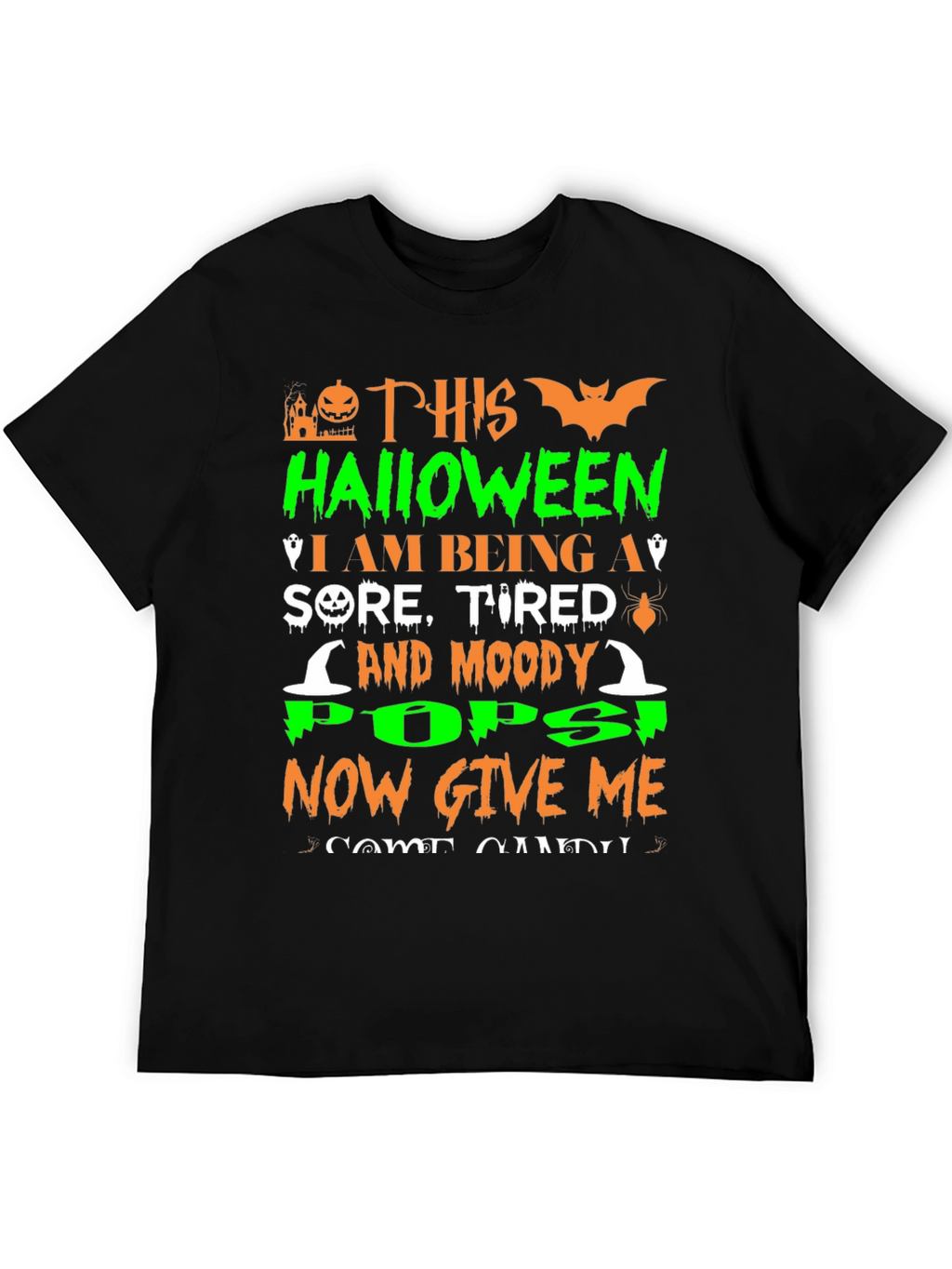 Halloween Sore Tired Moody Pops T-Shirt