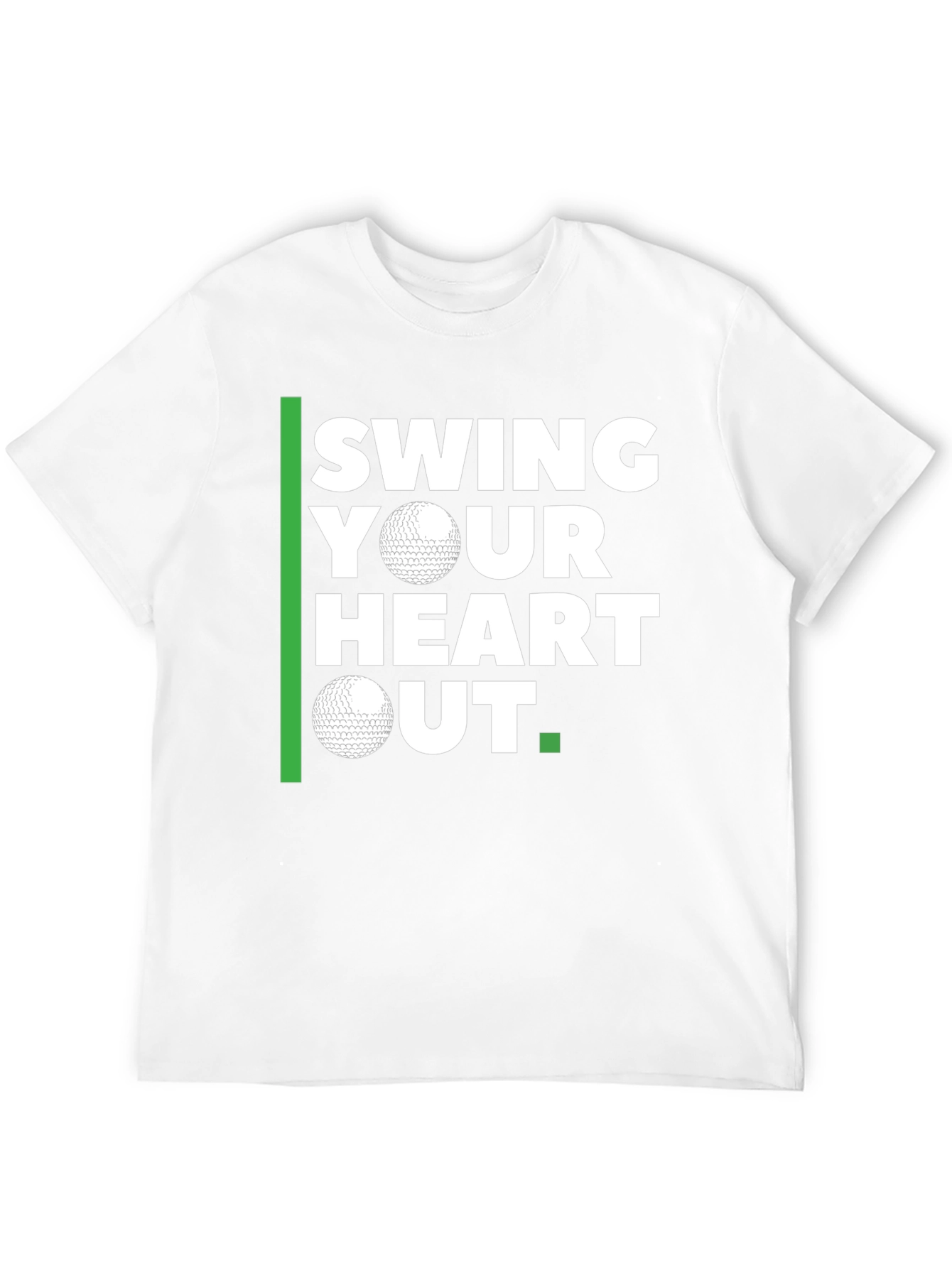 Swing Your Heart Out Golf T-Shirt