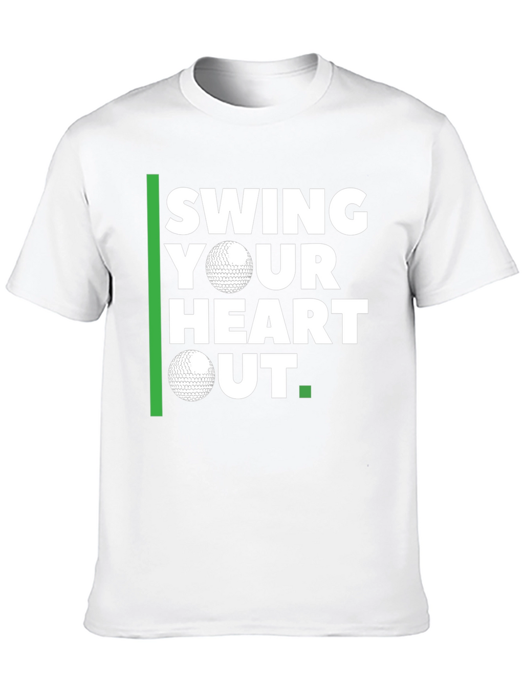 Swing Your Heart Out Golf T-Shirt