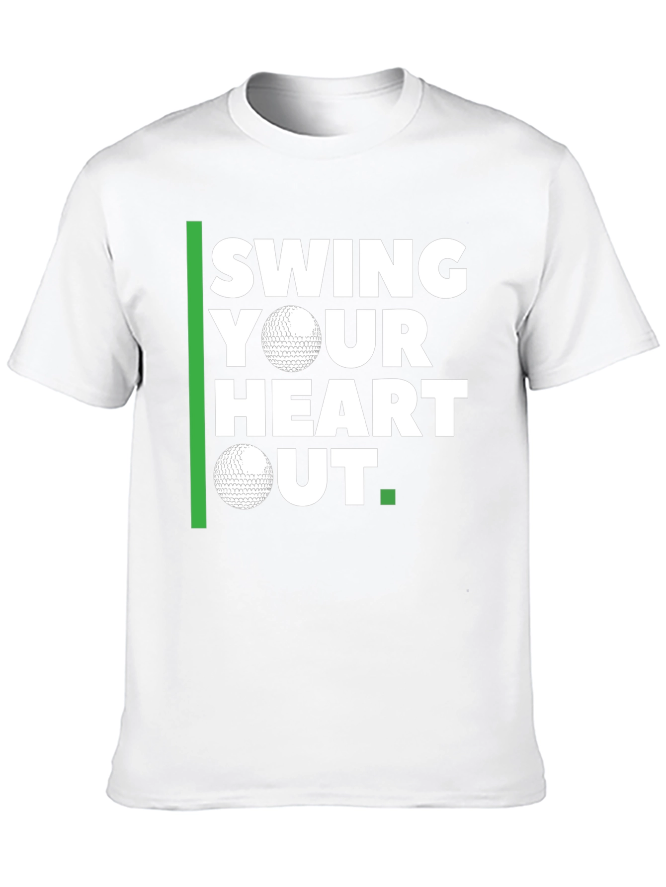 Swing Your Heart Out Golf T-Shirt