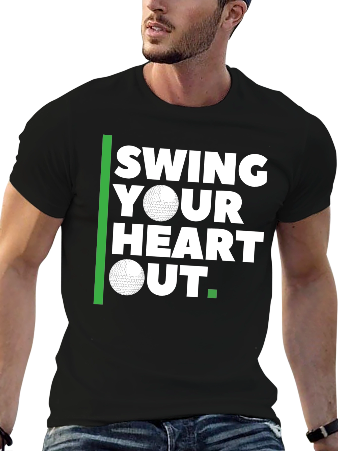 Swing Your Heart Out Golf T-Shirt