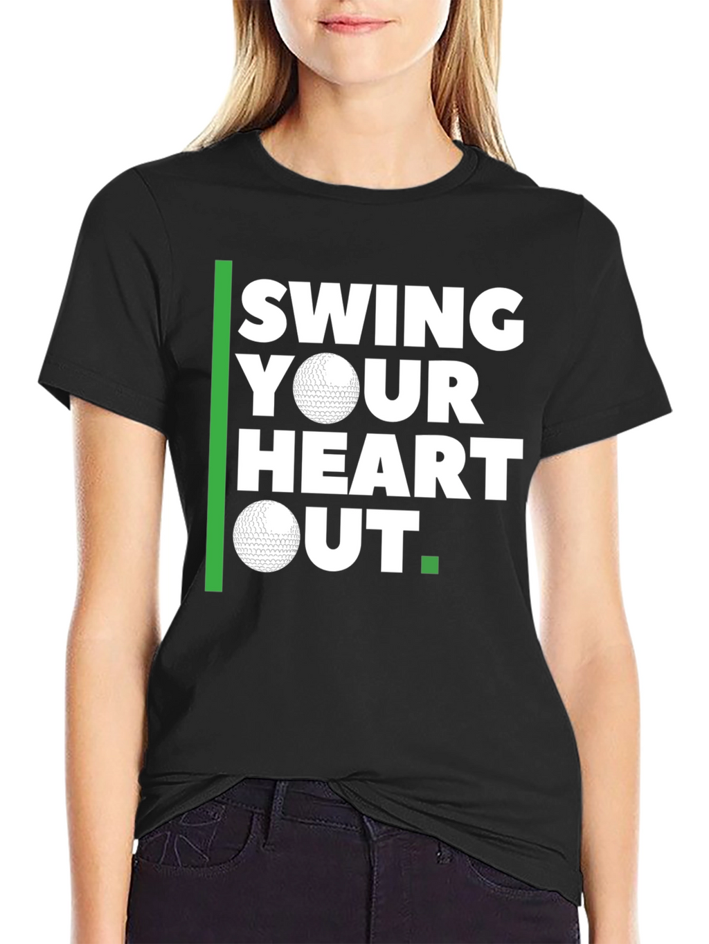 Swing Your Heart Out Golf T-Shirt