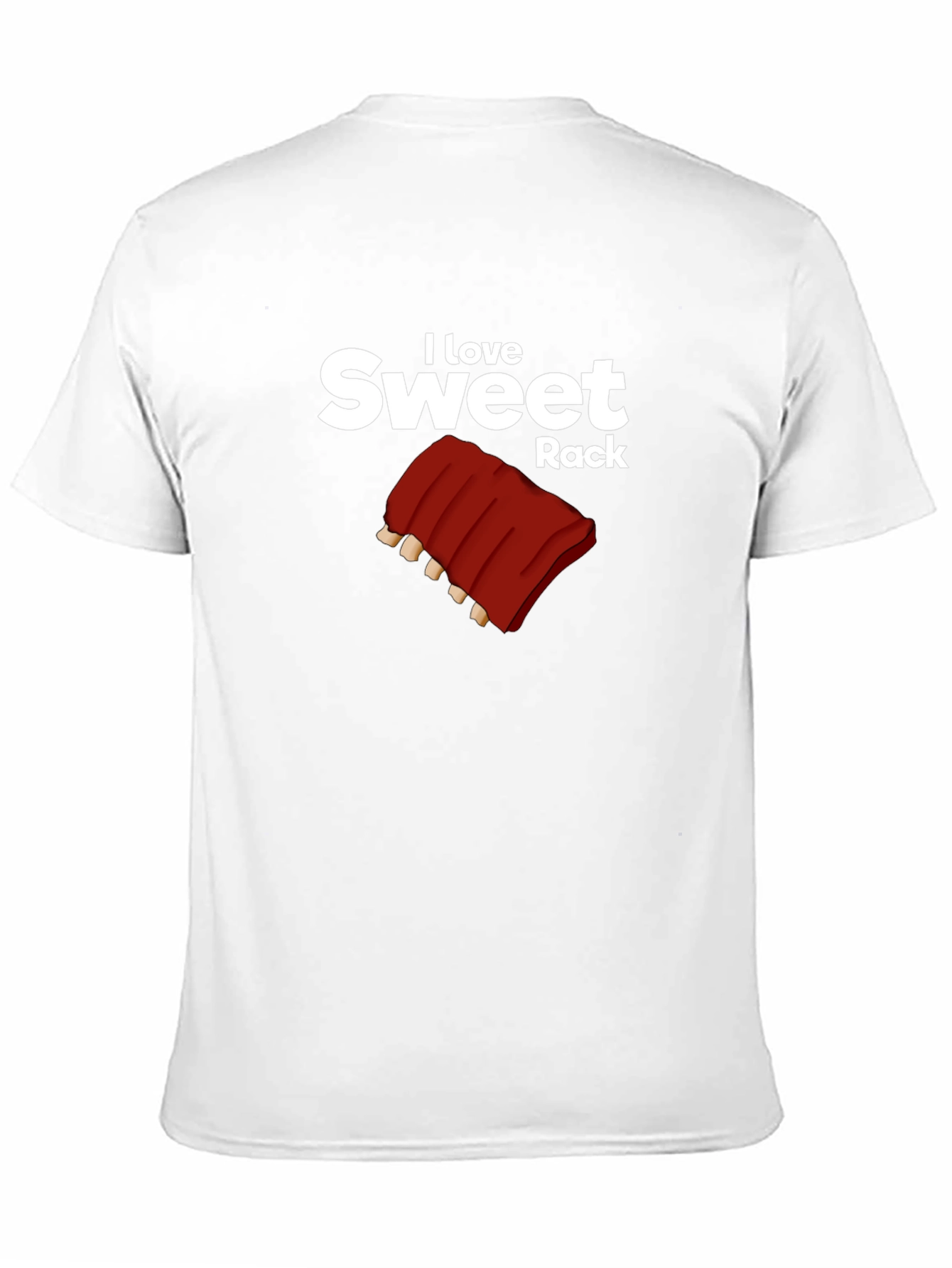 I Love Sweet Rack Black T-Shirt
