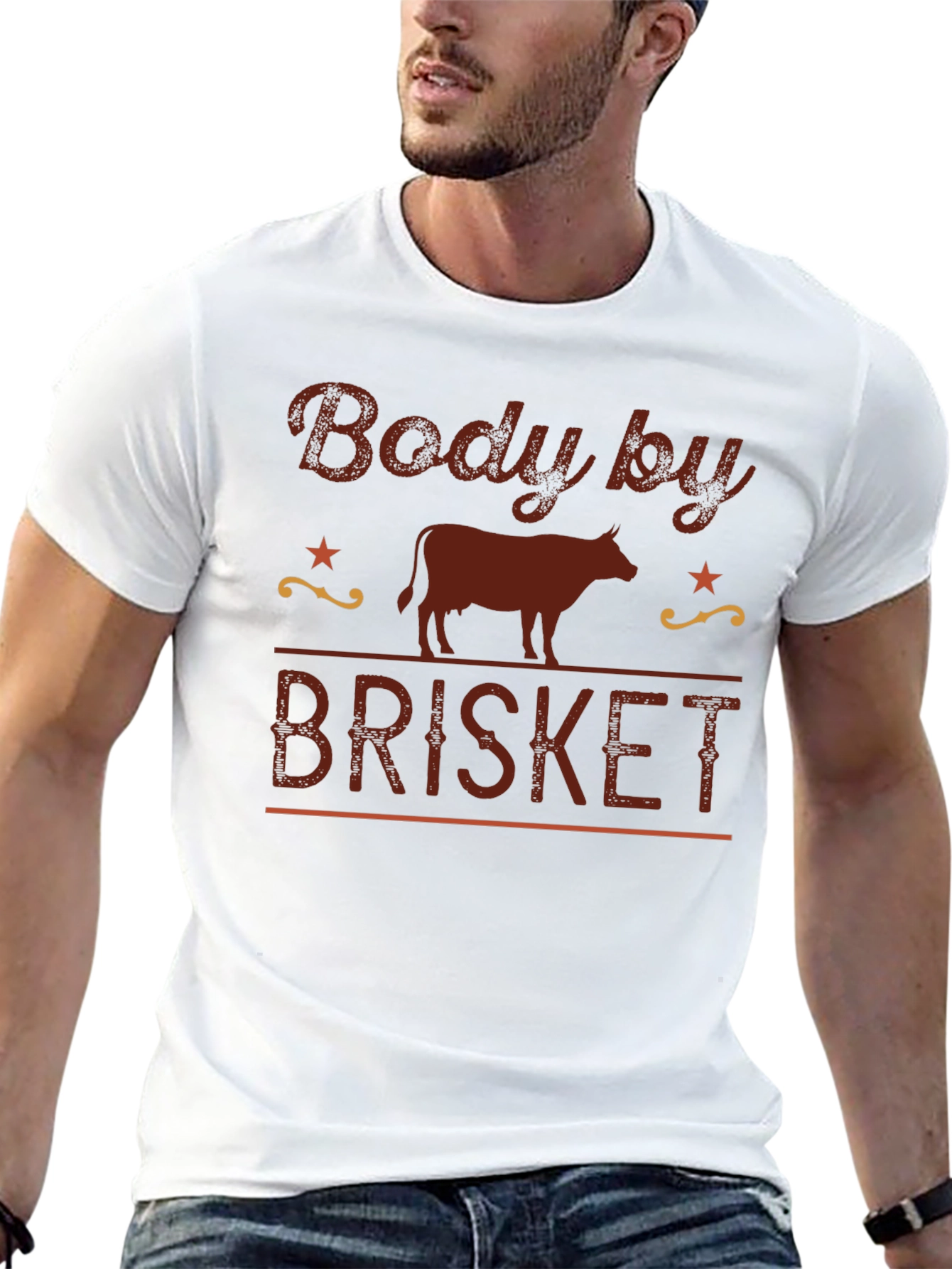 Body By Brisket Graphic T-Shirt - BBQ Lover Tee