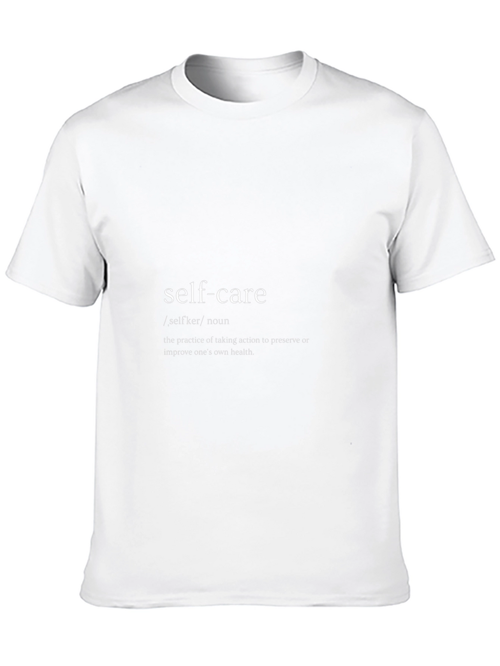 Self-Care Definition Graphic T-Shirt