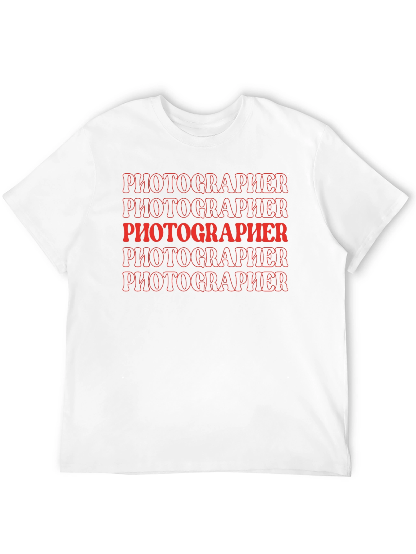 Photographer Graphic Tee - Stylish Comfort