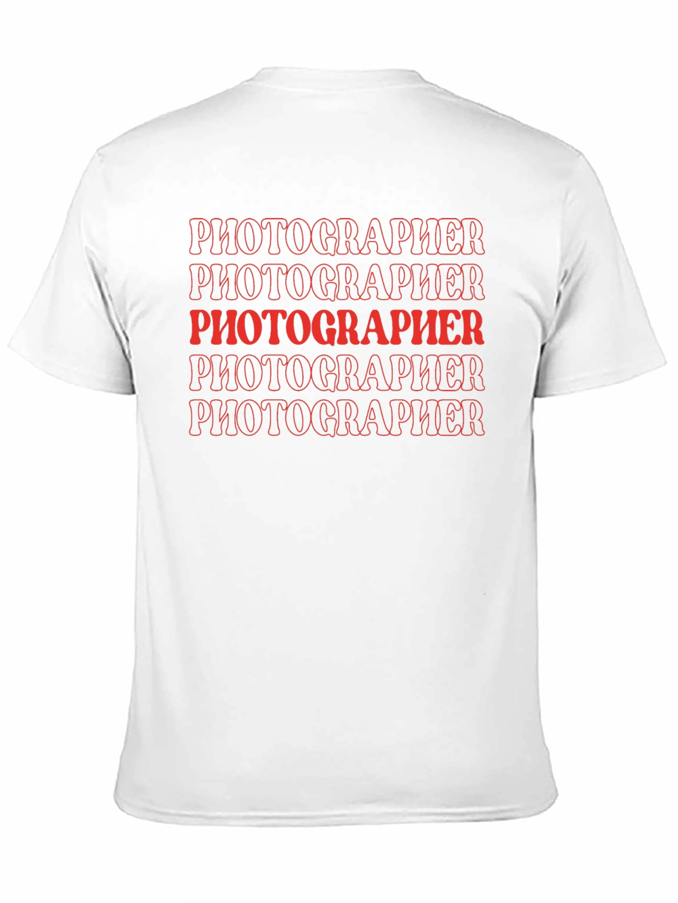 Photographer Graphic Tee - Stylish Comfort