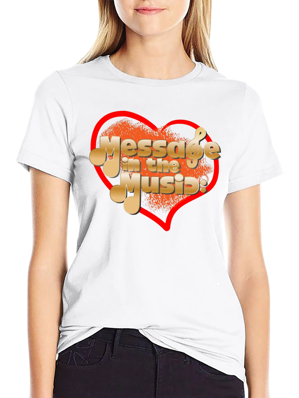 Message In The Music Graphic T-Shirt