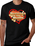 Message In The Music Graphic T-Shirt