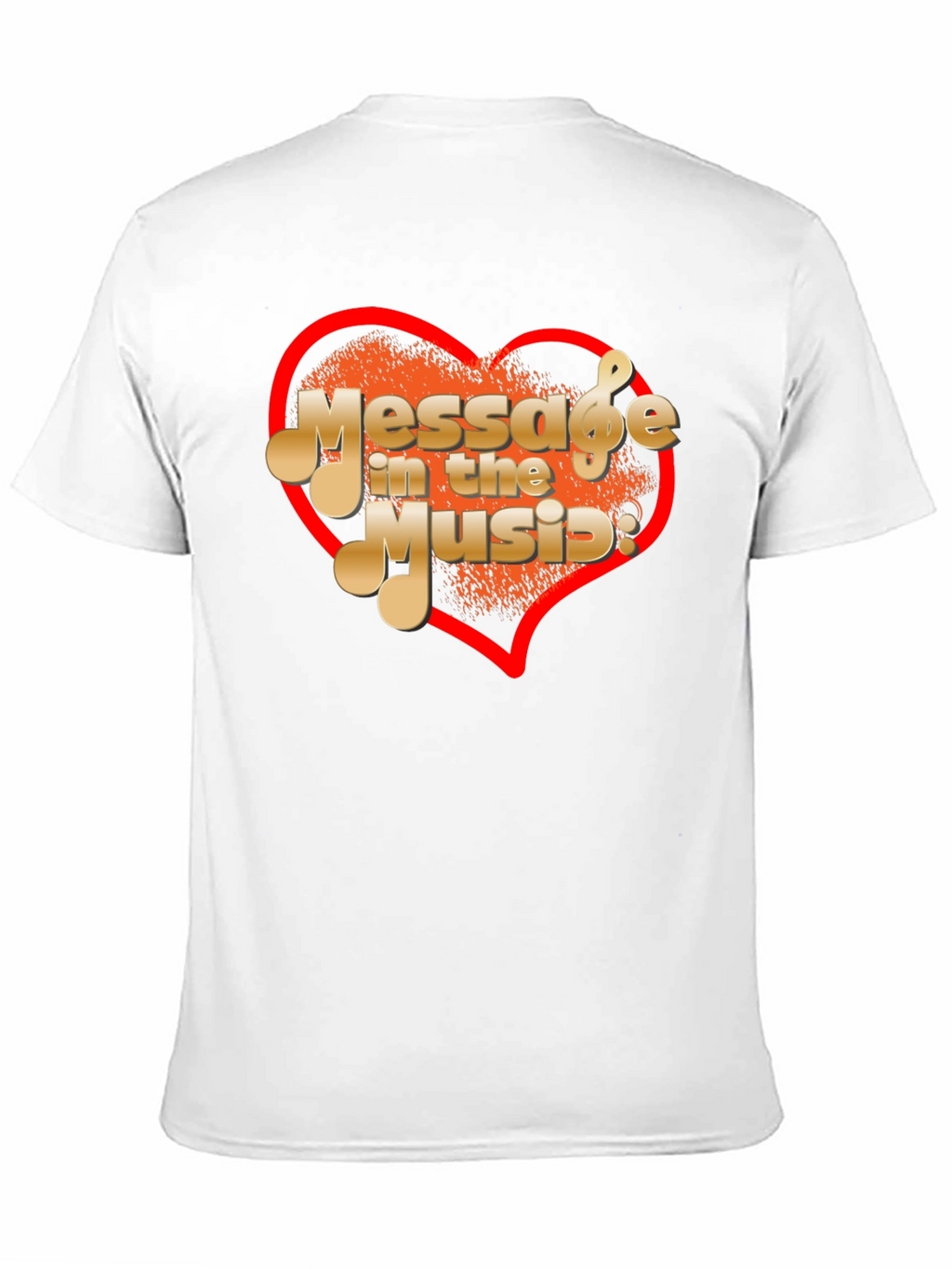 Message In The Music Graphic T-Shirt