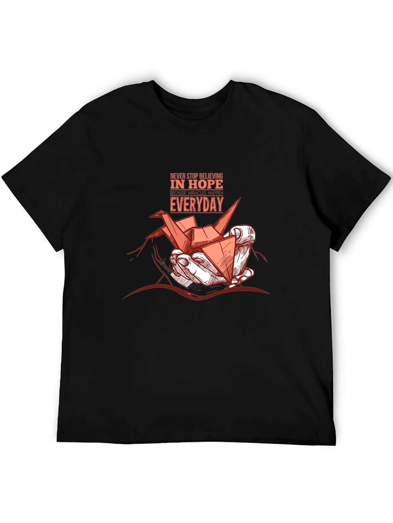 Hope Everyday Graphic Tee - Stylish Black T-Shirt