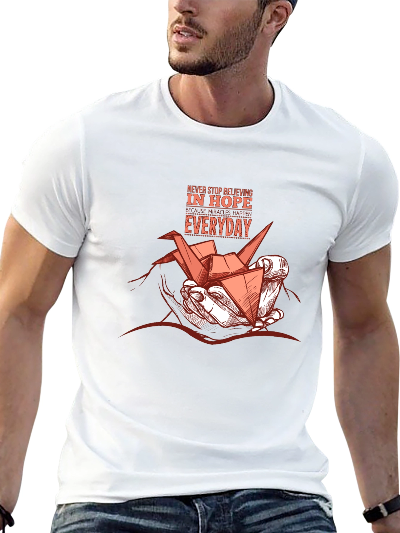 Hope Everyday Graphic Tee - Stylish Black T-Shirt
