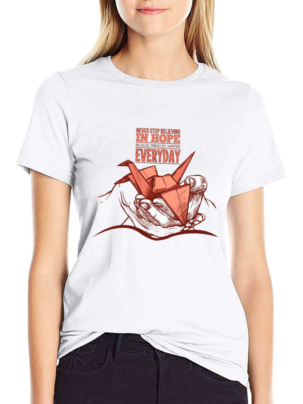 Hope Everyday Graphic Tee - Stylish Black T-Shirt