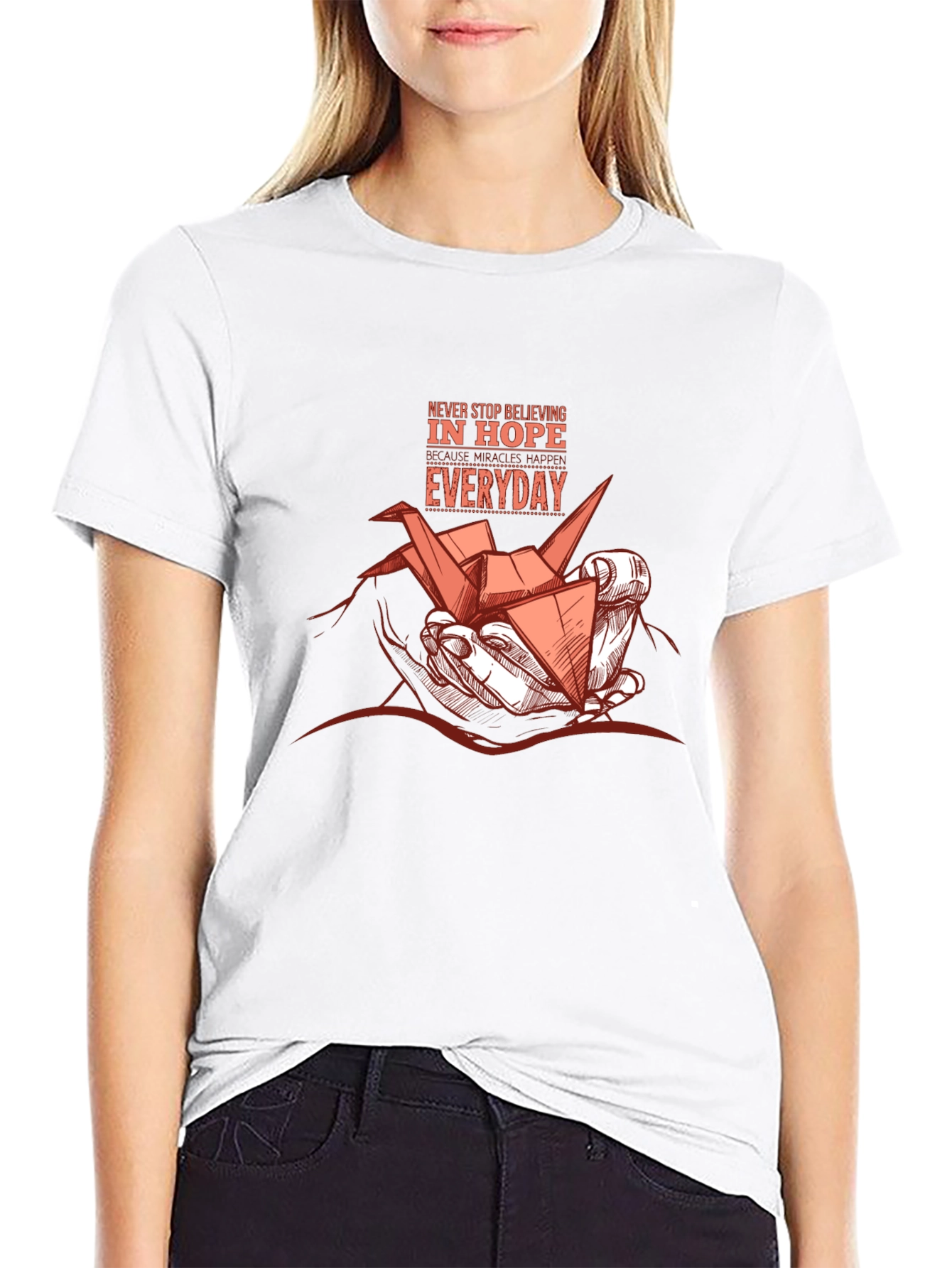 Hope Everyday Graphic Tee - Stylish Black T-Shirt