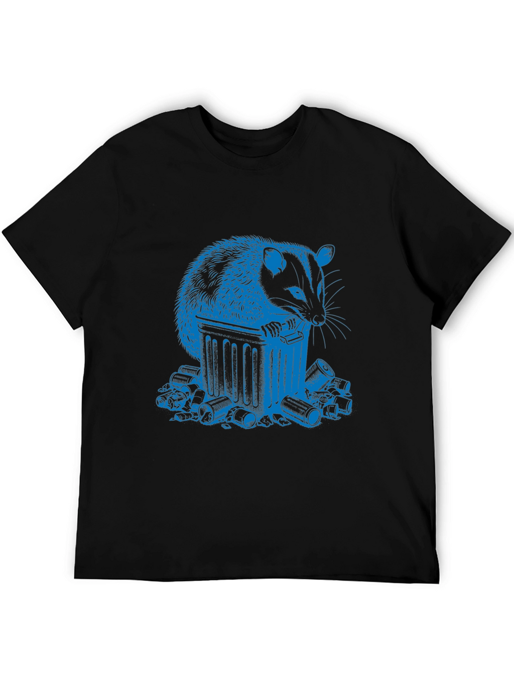 Trash Panda T-Shirt - Blue Raccoon Design