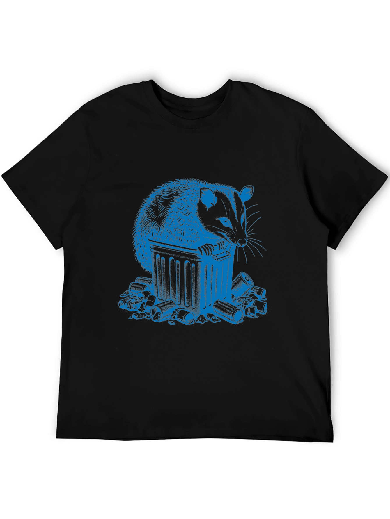Trash Panda T-Shirt - Blue Raccoon Design