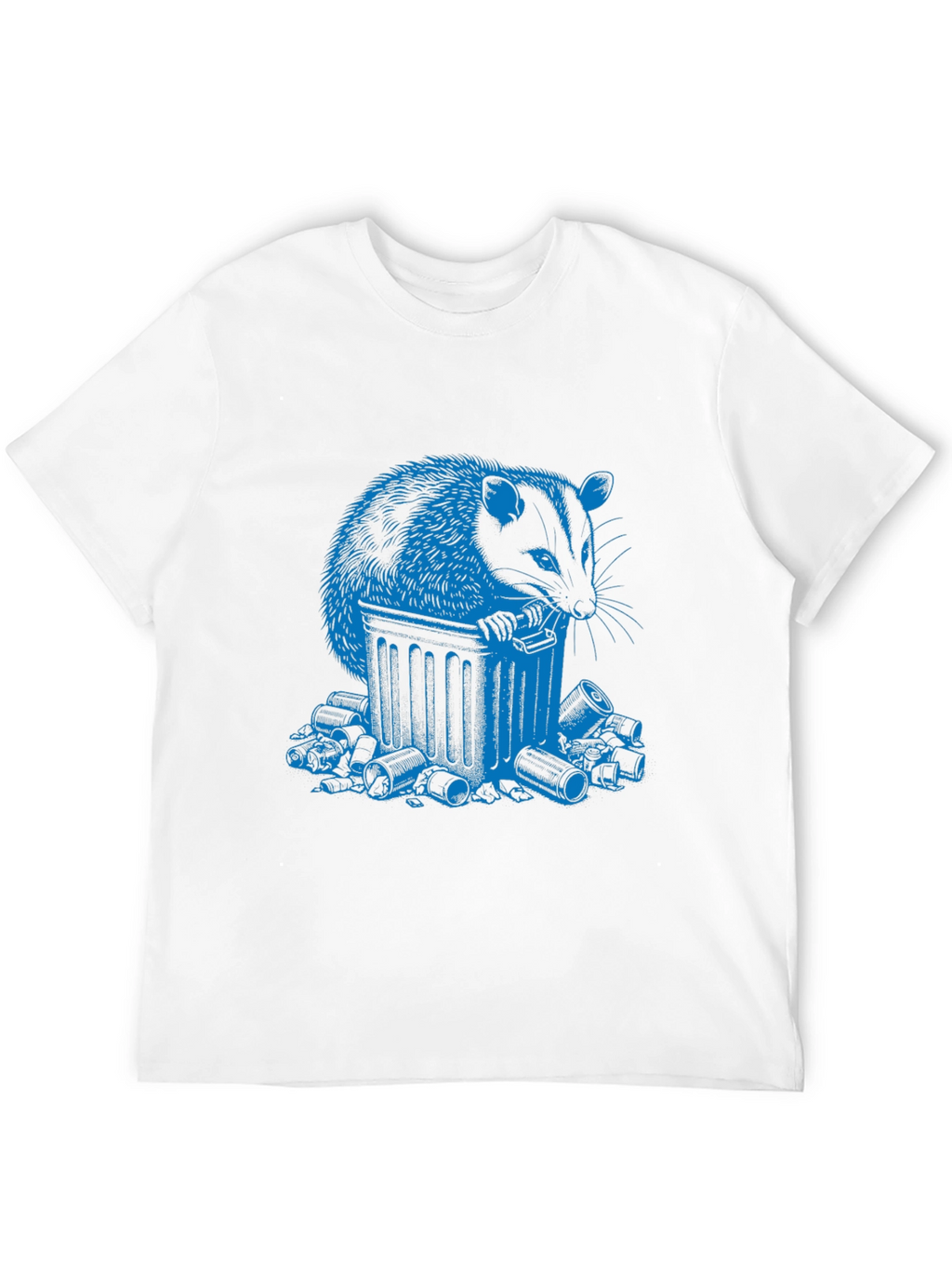 Trash Panda T-Shirt - Blue Raccoon Design