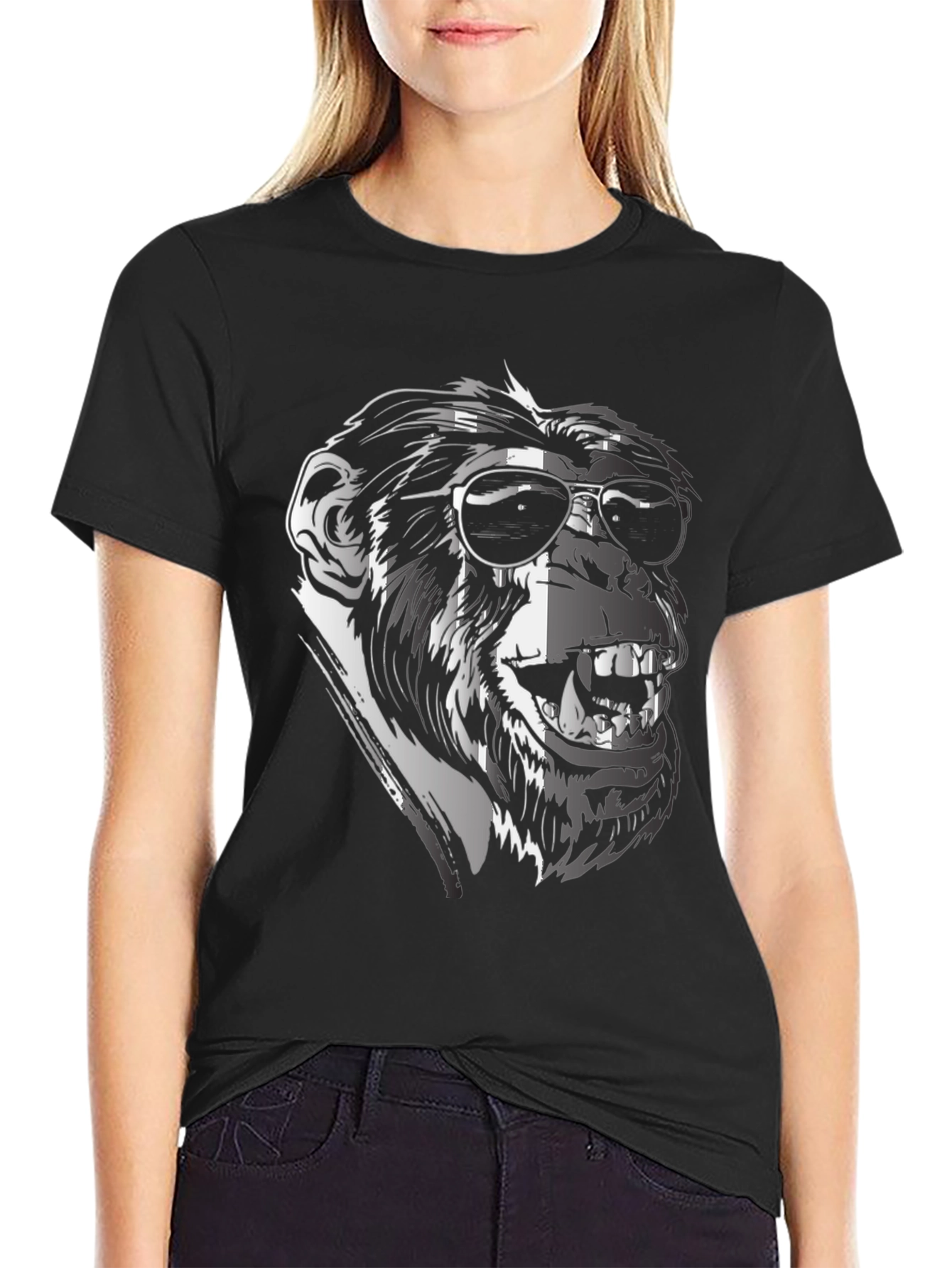Cool Chimp Graphic Tee - Black