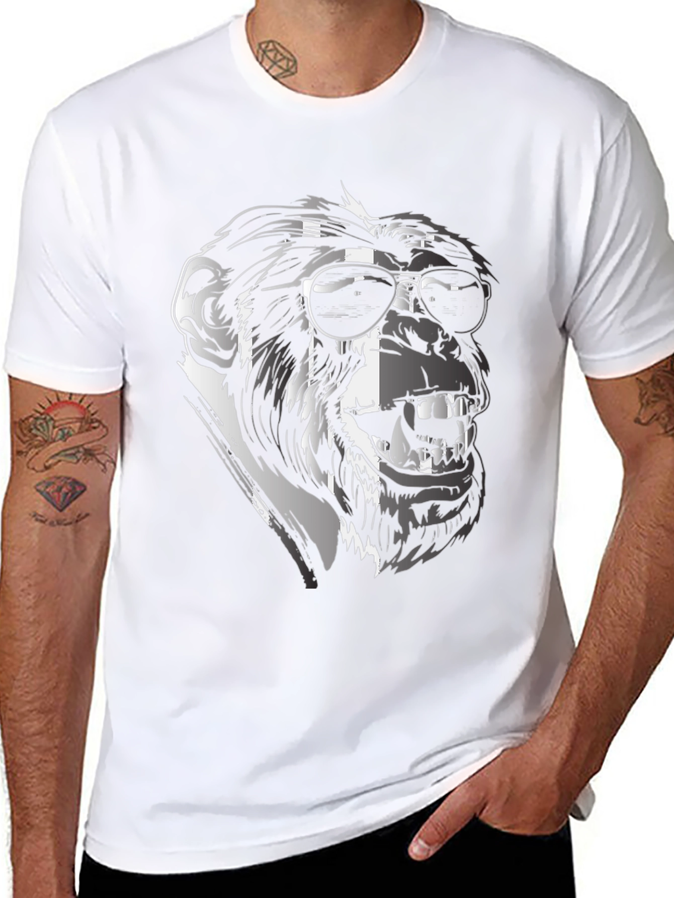 Cool Chimp Graphic Tee - Black