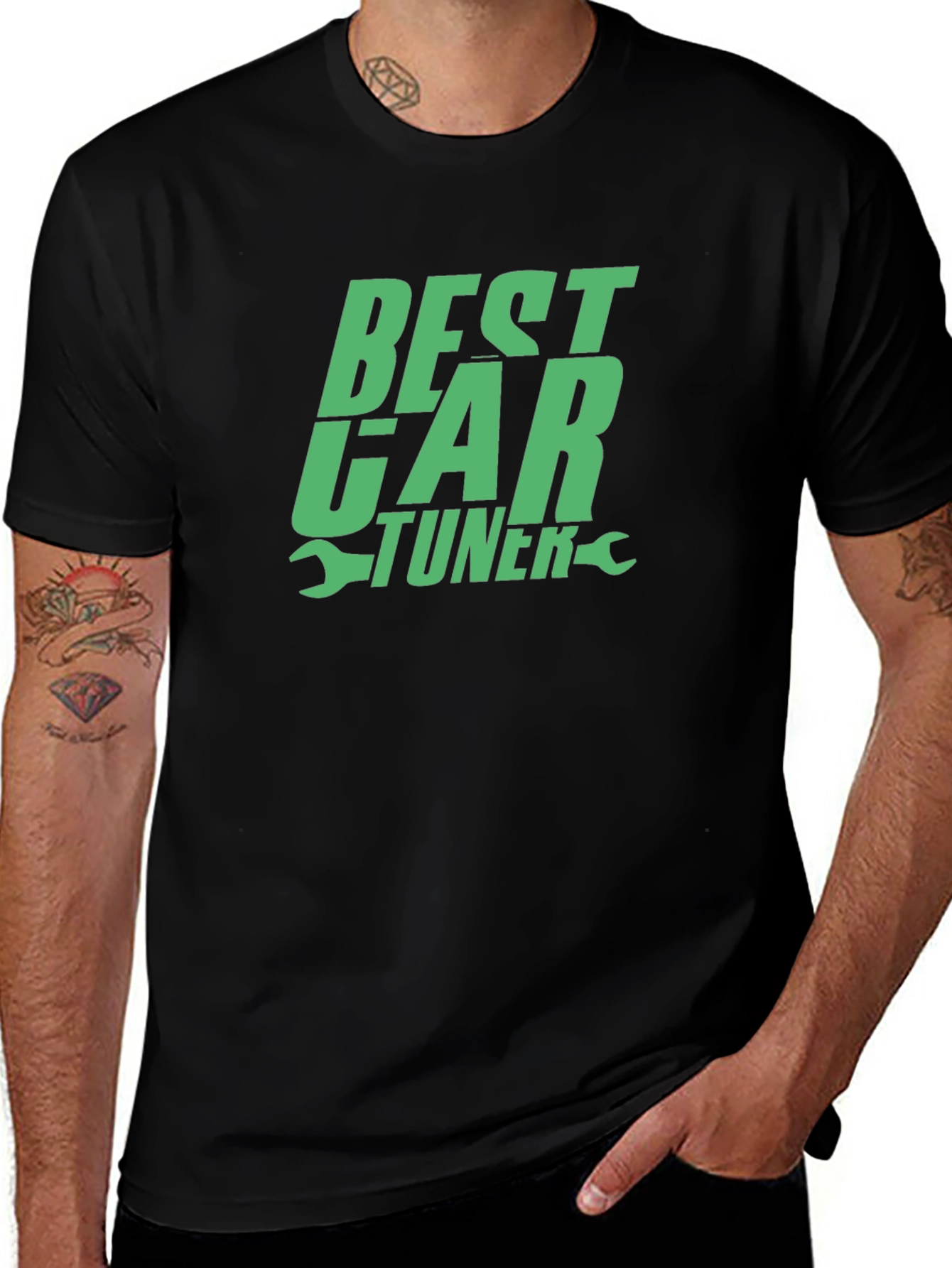 Best Car Tuner T-Shirt - Black Graphic Tee
