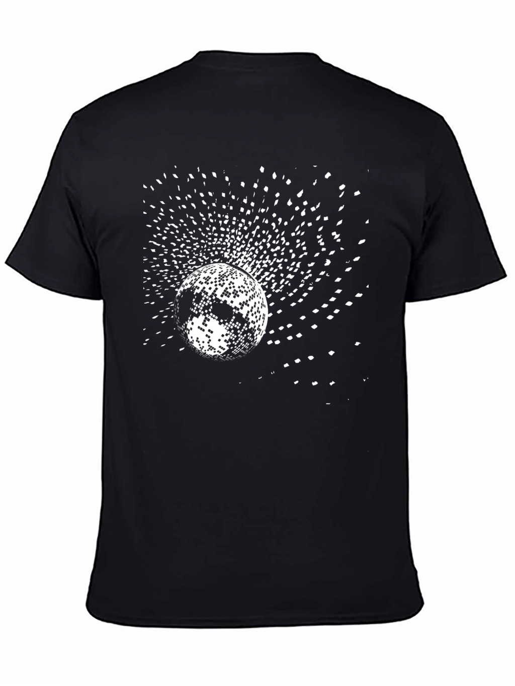 Disco Ball Explosion Black T-Shirt