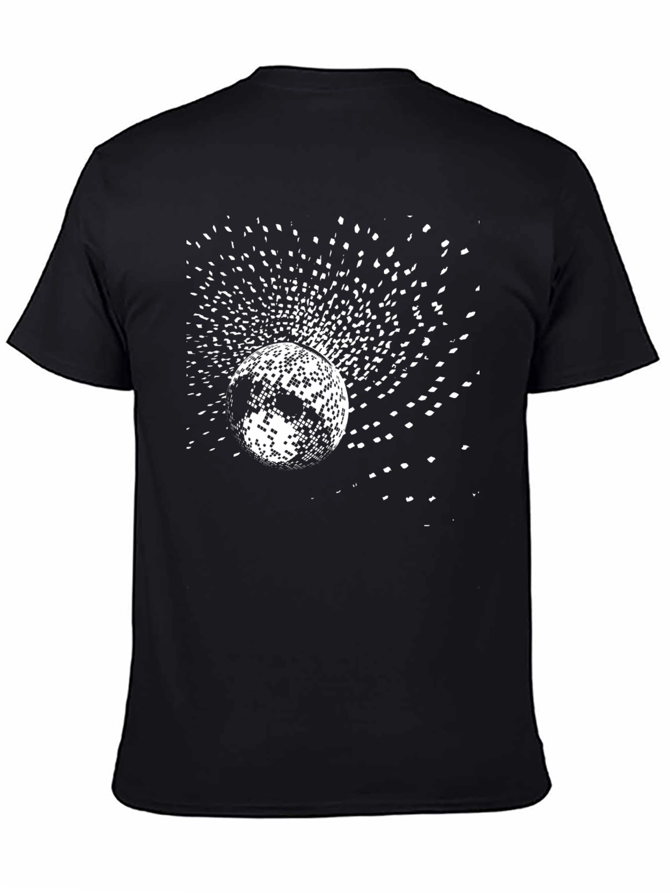 Disco Ball Explosion Black T-Shirt